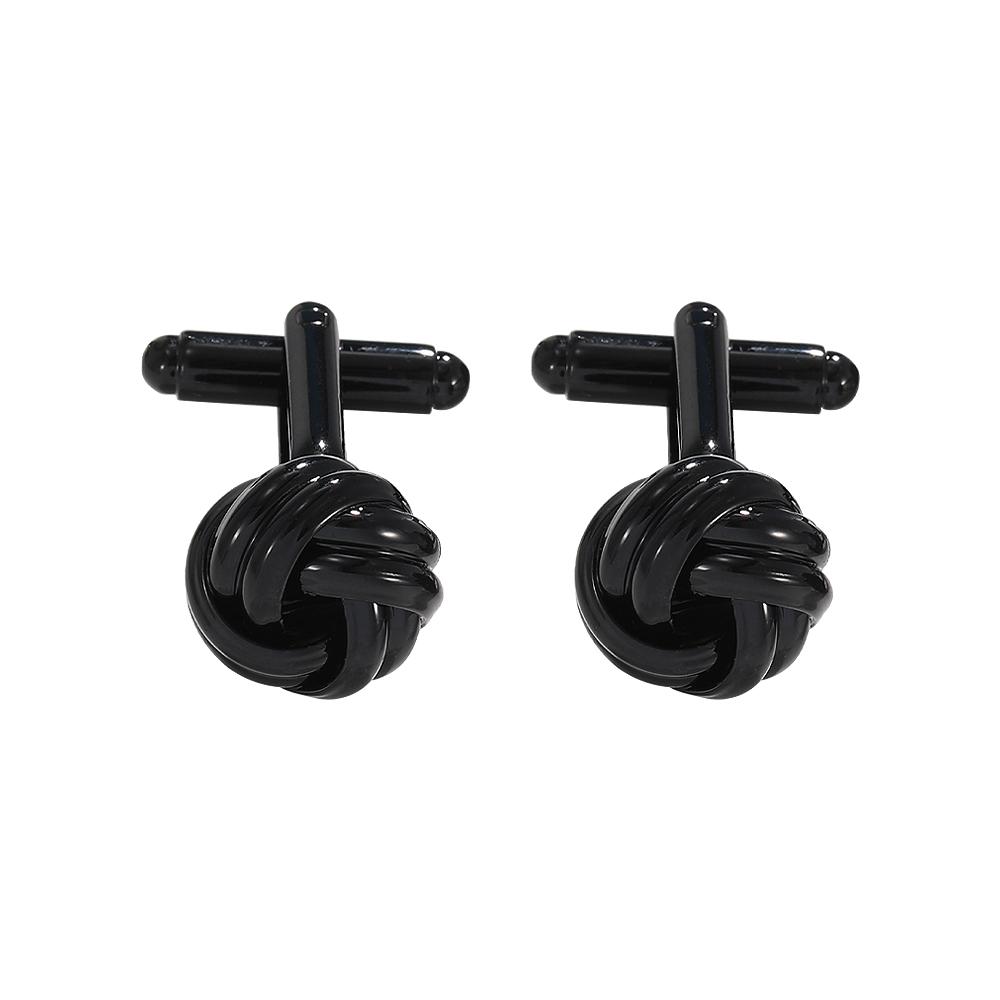 

Funny Knot Ball Design Mens Cufflinks Gold Silver Black Colors New Arrival Shirt Suit Gemelos Festival Gift