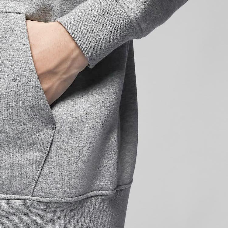 Jordan Giacca Casual con Cappuccio e Zip Monocolore Essentials Uomo Capispalla Grigio Scuro FJ7772-091