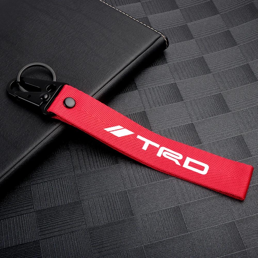Metall Nylon Bil Nøkkelring Nøkkelbånd Biltilbehør For Toyota Corolla Yaris TRD Auris RAV4 Land Cruiser Camry Highlander Vitz