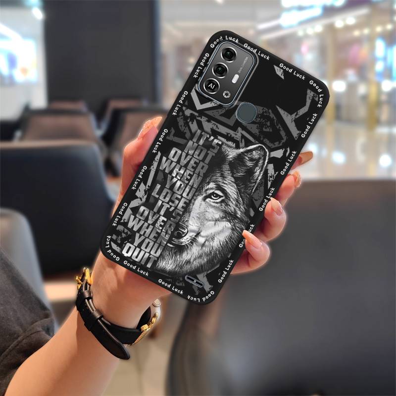 Roztomilý nárazuvzdorný kryt na telefon pro ZTE Blade A53 Pro TPU plný obal kreslený nárazuvzdorný silikonový prachotěsný odolný vodotěsný
