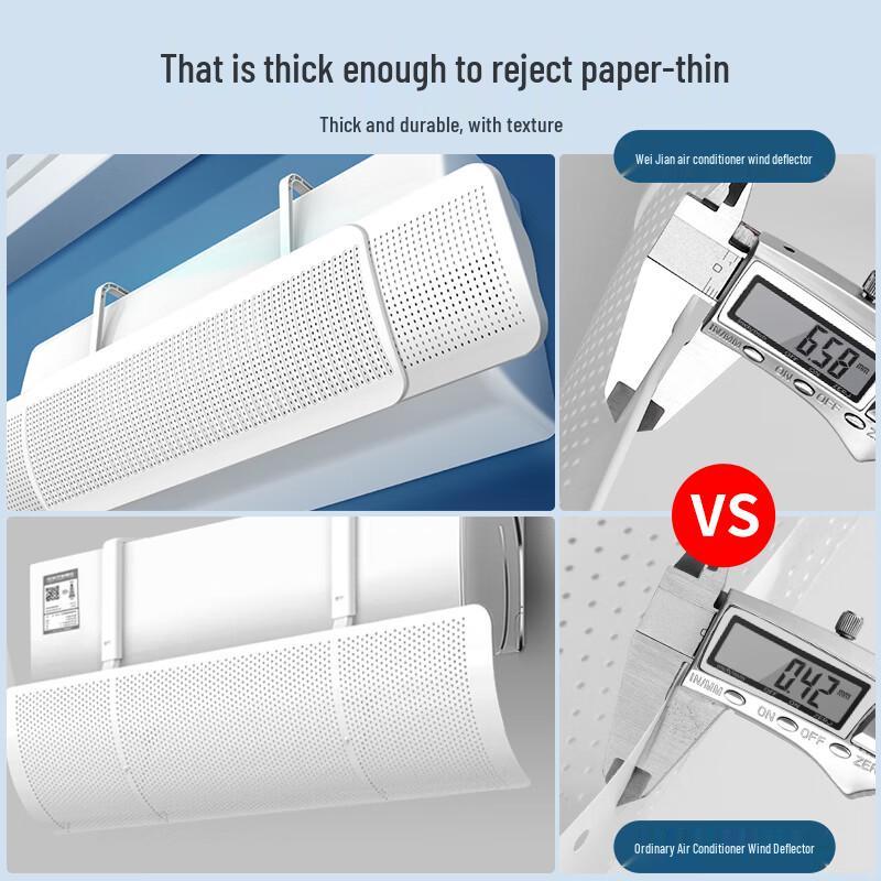 Vilscijon Wall-Mounted AC Wind Deflector