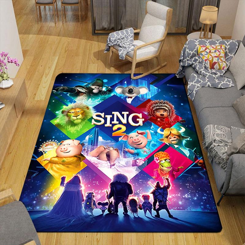 Sing Rug Floor Mat for Living Room or Bedroom Soft and Comfortable Carpet a Gift for Birthday and Holiday.SFF0917135