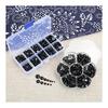 760 Pieces Stuffed Animal Eyes Black Eyes Animal Doll Toy Eye Eyes Teddy Bear Doll Making Plastic Adhesive Type Handicraft Parts DIY 3mm 4mm 5mm 6mm