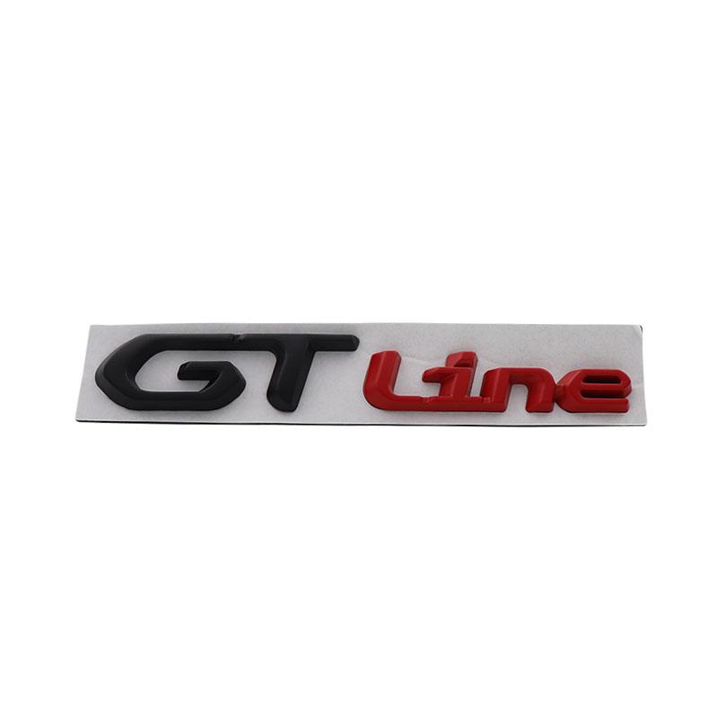 3D Car Styling GT LINE for Car Fender Side Trunk Nameplate Decal Emblem Badge Sticker