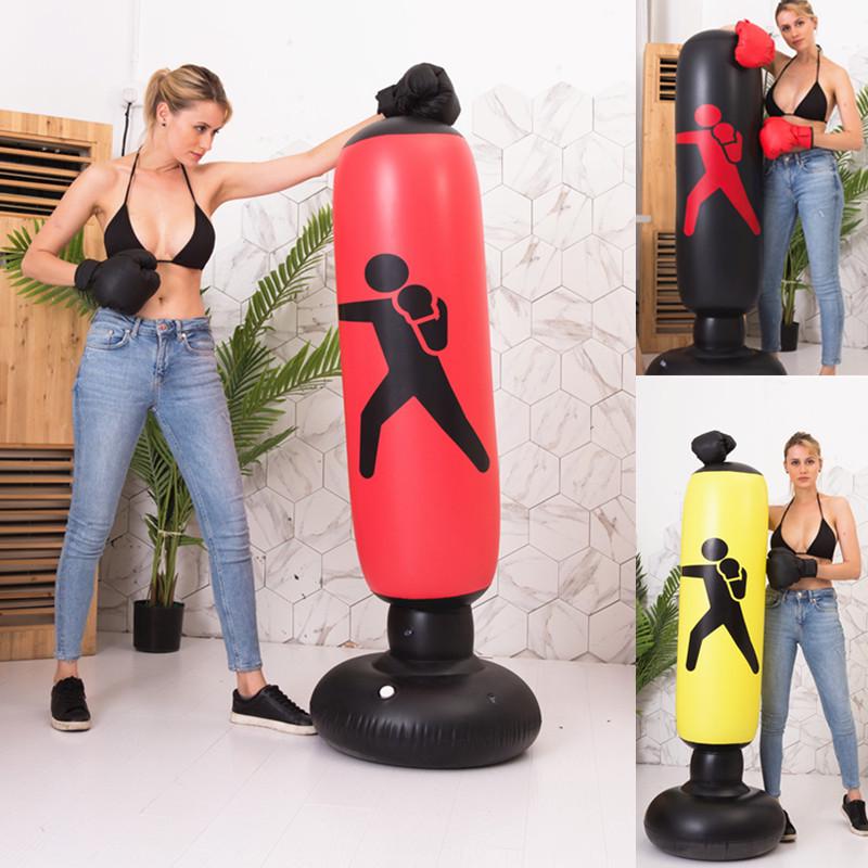 Children's 1.6m Inflatable Boxing Tumbler Sandbag Toy