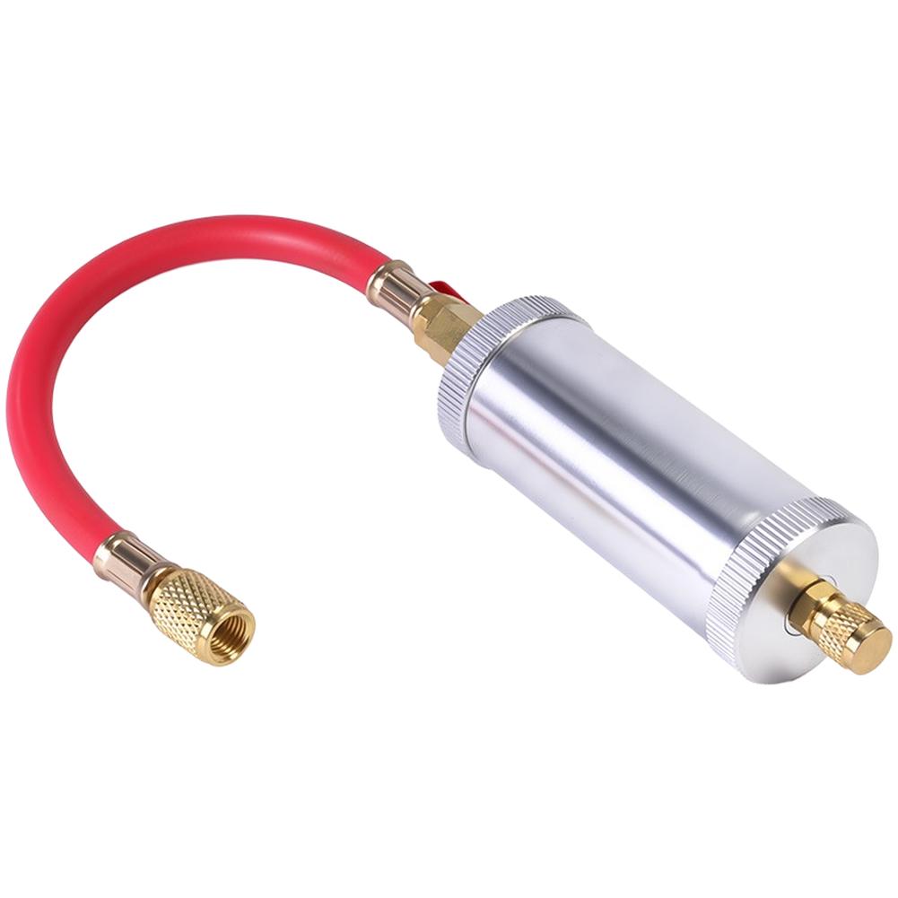 Aluminum Alloy Car AC Cooling Agent and Freezing Oil Charging Tool for Reliable Air Conditioning System Service and Maintenance