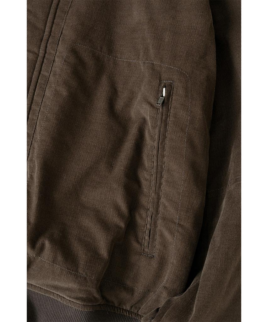 HATCHINGROOM Tanker Jacket Corduroy Dark Brown