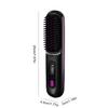 Portable Straightener Brush Rechargeable 3 Adjustable Temp Hair Straightening Brush Cordless Hair Straightener 1-2PCS