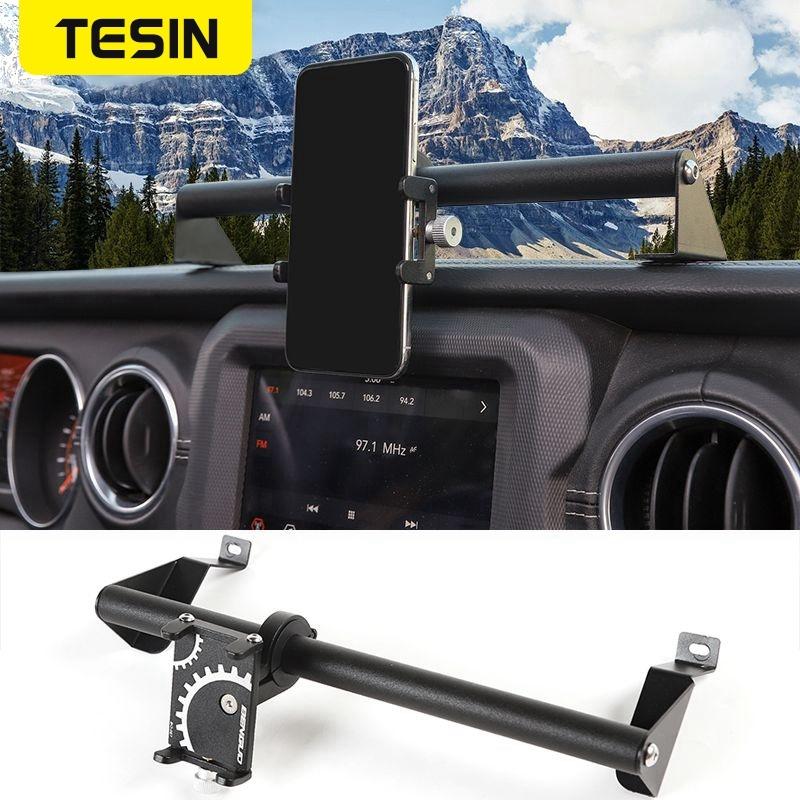 

TESIN GPS-держатель для Jeep Gladiator JT 2018+ Автомобильный держатель для мобильного телефона Аксессуары для Jeep Wrangler JL A