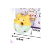 Purple Large Stationery Box Waterproof Handle Stationery Bag with Decompression Toys (Random Delivery) College Office Workers Girls Boys Teenagers