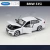 WELLY 1/24 BMW 335i Alloy Miniature Car Model Diecast Metal Scale Model Car Diecast Metal Static Collection Children Toy Car