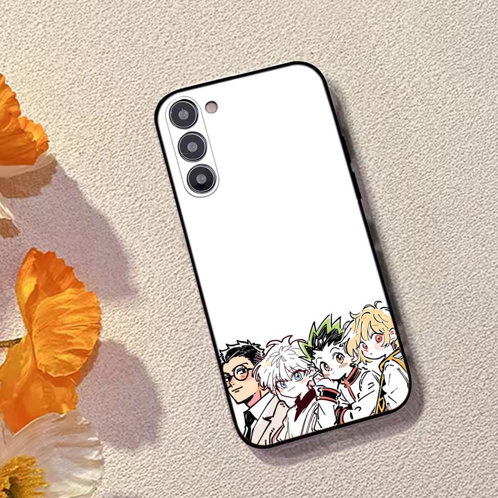 Hunter X Hunter Japanese Manga Phone Case For Samsung Galaxy A73,A72,A71,A70,A53,A52,A51,Soft Silicone Black Cover