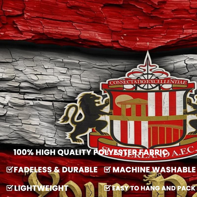 Sunderland A.F Custom Name Wall Tapestry Aesthetic Wall Hanging Printed Fabric Blanket Decorative Tapestries for Bedroom Living Room Home Decor