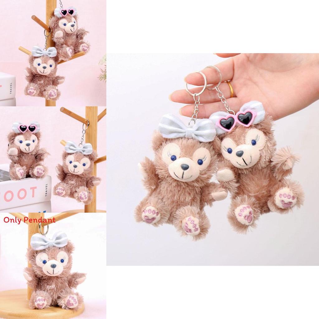 Cute Shelliemay Sitting Position Sunglasses Plush Toy Doll Pendant Keychain For Bag Decoration And Collectors Gift
