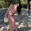Fauler Herbst und Winter Neuer Stil Temperament Pullover Pullover für Damen Einfarbige Dicke Strickware Sanft Hautfreundlich Wärme Anzug