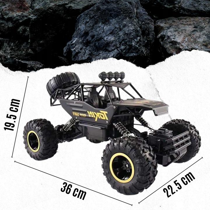 Duży Samochód Zdalnie Sterowany Auto Rc Metal Terenowy Napęd 4X4 Pilot
