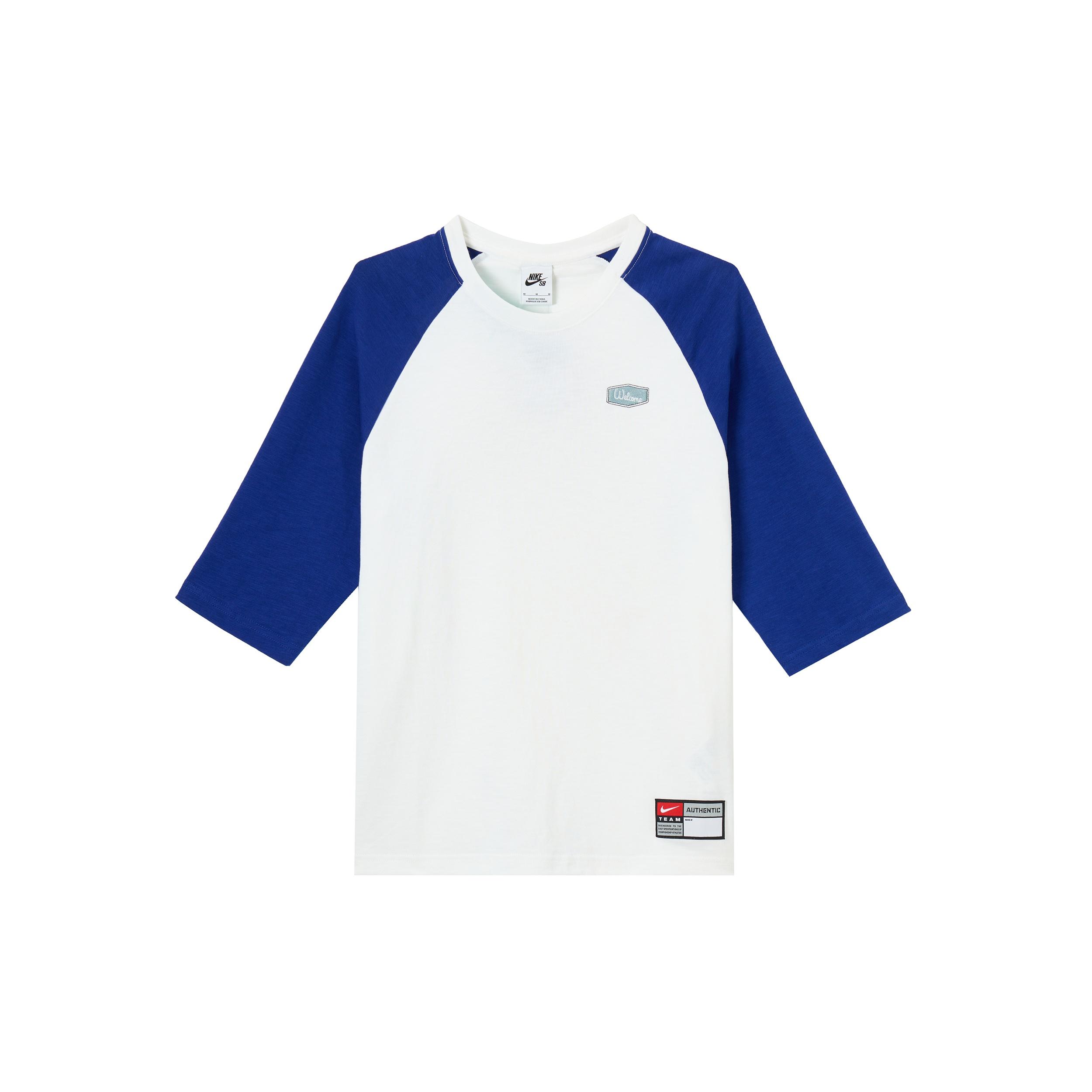 Nike Colorblock Round Neck Pullover three-quarter sleeve Unisex White Men s DQ6285-100 XL