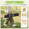 KingCamp Camping Folding Outdoor Height Natural Moso Low No Assembly 80kg Load with 100 X 65 X Cm Table, Table, Bamboo, Adjustable, Bamboo, Table,