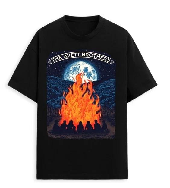 The Avett Brothers Moonlight Campfire Vintage Band T Shirt S