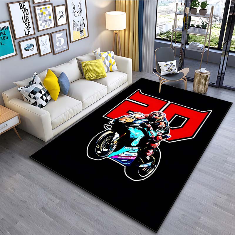 

MotoGP F-Fabio Quartararo 20 Pattern Carpets 15 Sizes Living Room Bedroom Bedside Floor Mat Area Rug Cloakroom Home Decoration 70cmx100cm