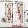 2pcs, 2D FLAT PRINTING Curtains (Without Rod) Festive Gnomes(1) Halloween Festival Popular Curtains&Drapes Polyester Easy