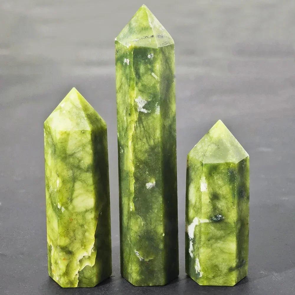 Natural Colored Fluorite Single Point Wand Witchcraft Supplies Hexagonal Prism Mineral Stones Crafts Home Decor Christmas Gifts