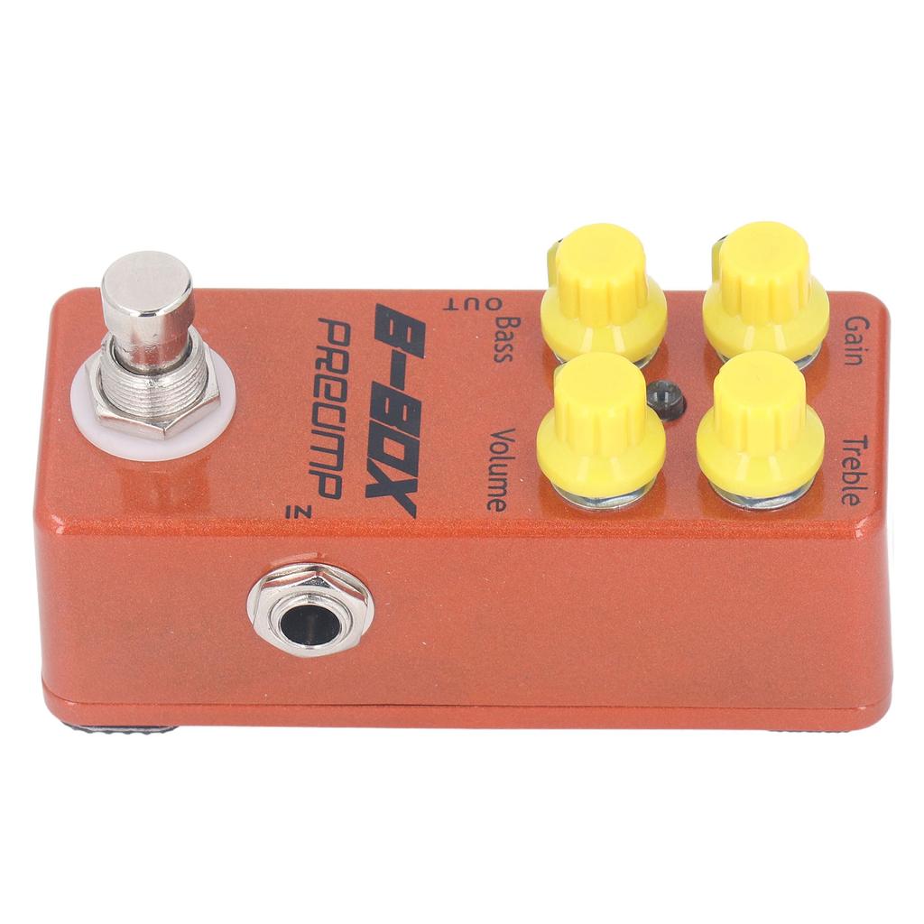 B Box Preamp Pedal Mini Single Effect with Overdrive Function Electric Guitar Replacement Parts Accessories