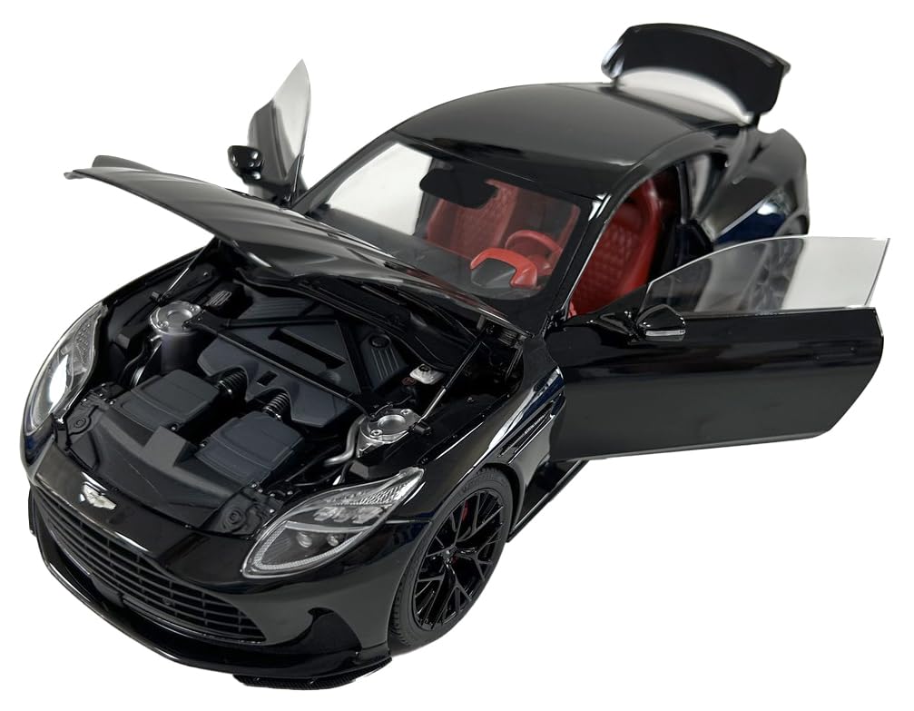 FREESTYLE XiaoGuang MODEL Scale Aston Martin DB12 2024 Replacement Finished 1/18 (Includes Wheels, Black, Product, 8241221B)