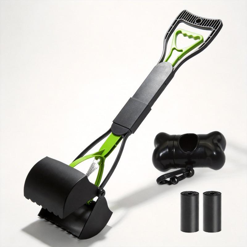 Jaw Clamp Heavy Duty Long Handle Poop Scooper Pet Cleaning Shovel Tools for Dog for Dog Puppy Cat Waste Picker Pet Supplies