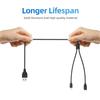 2-in-1 for Garmin Fenix 5 Plus Pro 5s Instinct E 3 2  2S USB Smartwatch & Smartphone Charger Replacement Charger Charging Cable