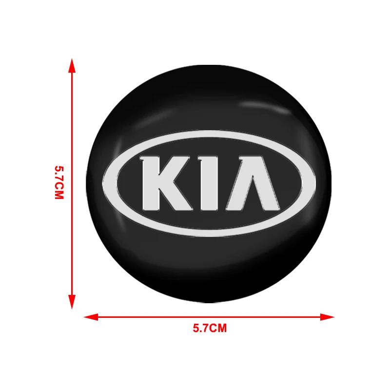 2026 Adesivo per Auto Caldo Styling Auto 56mm Tappo Centrale Mozzo Ruota Pneumatico Auto Emblema adesivo Per KIA Ceed Rio Sportage R K3 K4 K5 K6 Ceed S