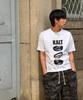 AMOU Kalt Lips Half T-Shirts White
