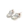 2026 Girls' Shiny Velcro Sneakers: Soft Sole, Princess Style with Rhinestones.