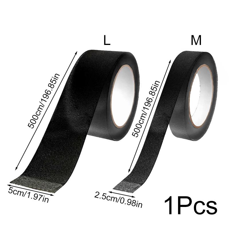 

5M Противоскользящая лента Прозрачная водонепроницаемая лента для сцепления с ванной, лодкой, лестницей, ступеньками, пандусом, скейтбордом, клейкие нескользящие полоски чёрный