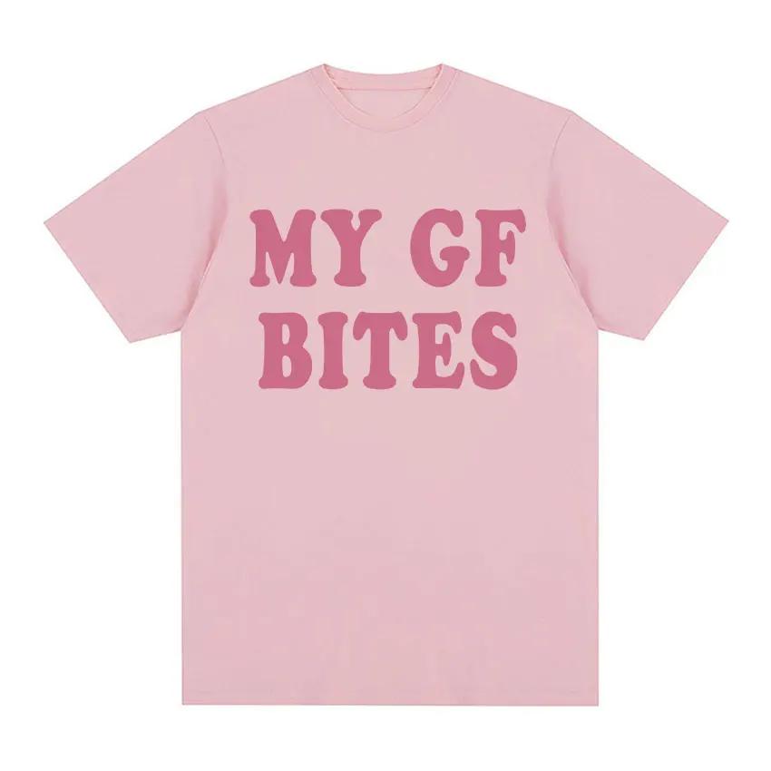 Moje přítelkyně kouše Zábavný vzor Dámské Krásná móda Vysoce kvalitní tričko Letní ležérní Extra velké tričko