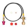 Agosto. Adaptador de Co2 para máquina de refrigerantes Conector rápido Adaptador de mangueira para Terra DUO Art Gaia Aqua Fizz Series (60 polegadas) Para válvula CGA320