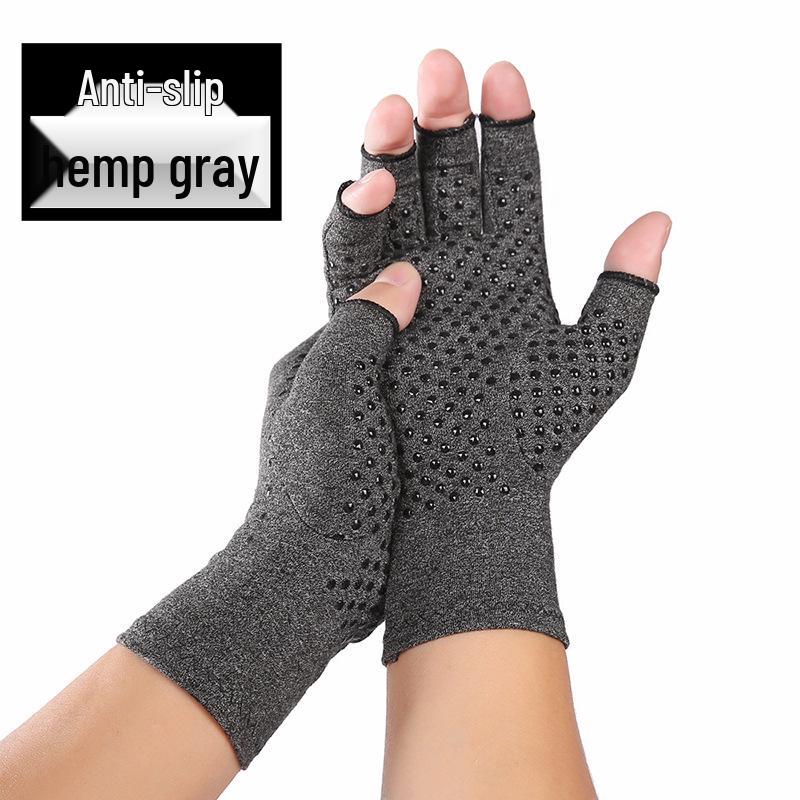Silicone Dot Half-Finger Gloves for Cycling & Joint Care