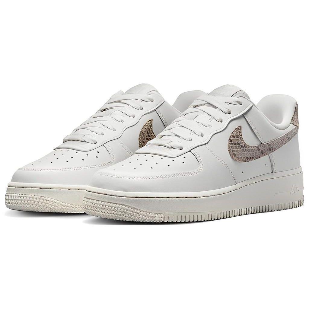 Nike Air Force 1 07 Phantom Ivory Snakeskin Women Sneakers Cream Light-Iron-Ore DD8959-002