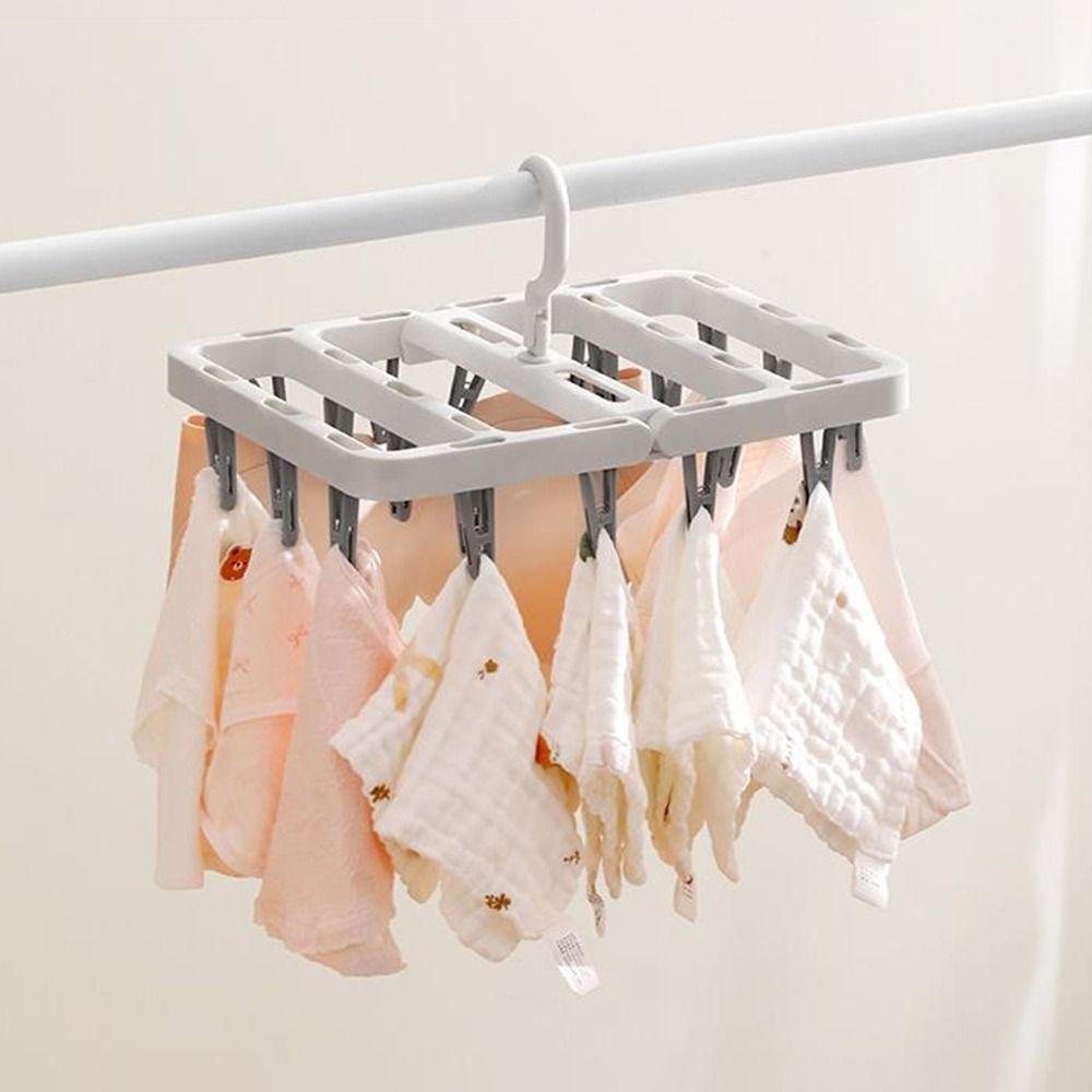 10/20 Clips Sock Drying Clip Windproof Hanging Drying Rack Clothes Dryer Hanger  Underwear