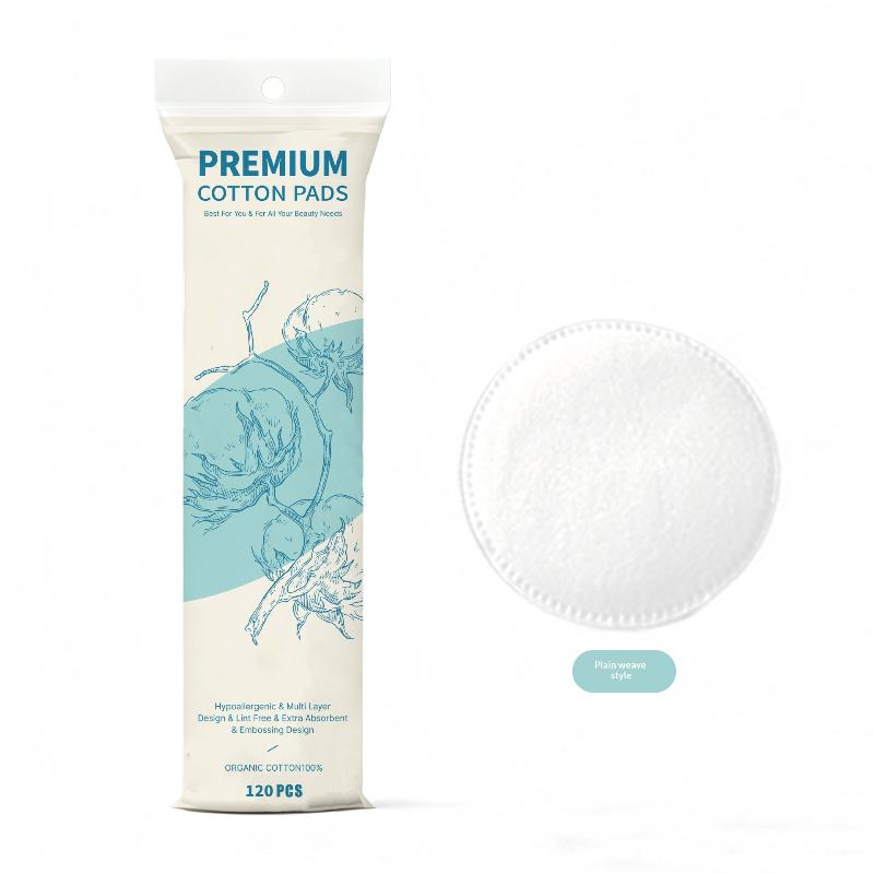 Einweg Make-up Wattepads 100/120 Stück Weich Rund Dreilagig Gesichtsreinigungstücher Make-up Entferner Kosmetik Reinigung
