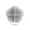 DIY Tray Silicone Resin Mold Flower Shape Epoxy Resin Casting Mold Jewelry Container Ring Trinket Storage Plate Mold