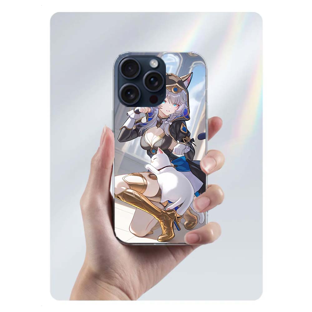 Honkai Star Rail Cipher Clear Phone Case For Iphone 17 Air 16 Pro Max 15 Pro 14 Plus 17E 16E 11 13 12 Mini Cover Cases Fundas Ce