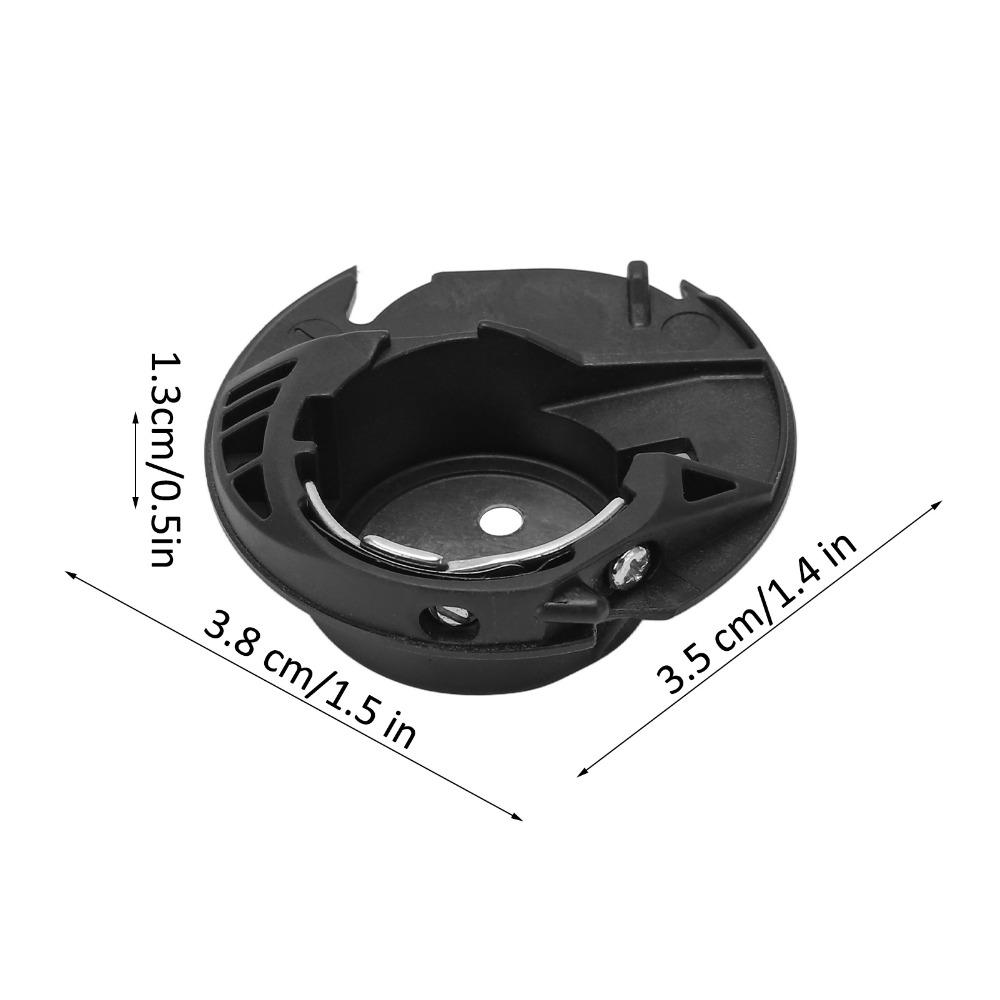 Scatola per Rocchetti in Plastica Nera Portatile Scatola per Rocchetti per Macchina da Cucire 7363, 8768, 90S, One, One Plus, 160° Anniversario