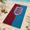 Toalla de Playa de Microfibra de la Selección Nacional de Fútbol de Inglaterra Secado Rápido Libre de Arena Ligera Toallas de Playa para Viajes Natación Acampada