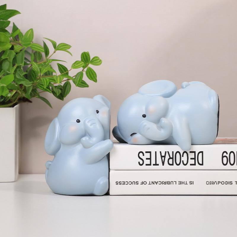 1Pcs Lovely Cartoon Duck Hugging Animal Book Ends Book Stand Holder Decorative Bookends For Desk Office Home Shelf Ornaments