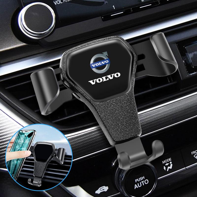 Für Volvo XC90 XC60 V50 S60 V70 V60 V40 S90 olestar AWD XC40 S80 T6 V90 Auto Schwerkraft Handyhalter Lüftungsschlitz GPS Ständer Zubehör