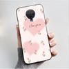 Printed Phone Case For Nokia G10 / Nokia G20 / Nokia 6.3 Fundas Soft Silicone Black Shell Cover Cute Flower Cartoon Casing Coque