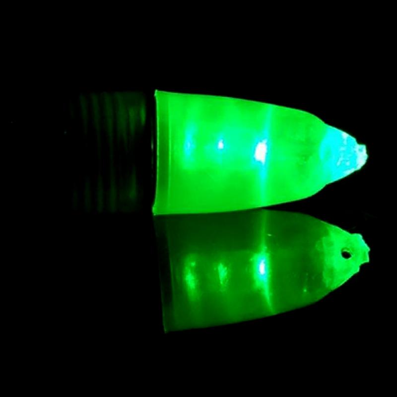 10 Pcs/Set Led Luminous Fishing Bells Alarm Clip Plastic Night Fishing Rod Light