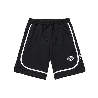 Loose Fit Sports Training Knit Basketball Shorts Men Shorts Black 952131303-2