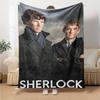 Sherlock Theme Printed Blanket - Perfect for Couch, Bed, Travel & Outdoor Use | Machine Washable, Cozy & Durable.